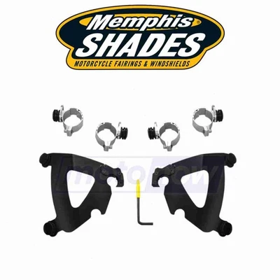 Memphis Shades Plate for Road Warrior Fairing for 2000-2007 Harley Davidson gs Foto 1 de 4