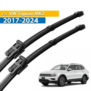 2Pcs Front Windshield Wiper Blades Set For VW Tiguan MK2 MK3 2017-2027 26"+21" - Picture 1 of 5