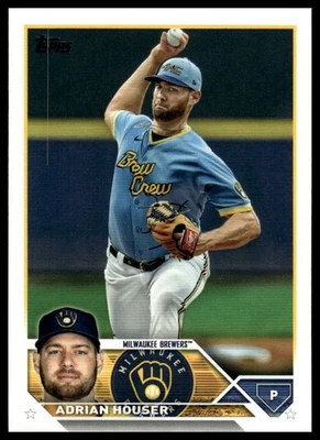 2023 Topps #323 Adrian Houser - Image 1 of 2