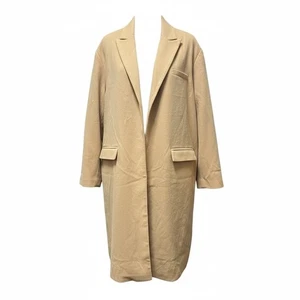 Pretty Little Thing Camel Schulter wattierter Mantel Staubtuch Damen Plus 26 Winter - Bild 1 von 7