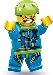 LEGO Collectable Minifigures Series 10 Skydiver 71001 Used VGC Complete - Picture 1 of 2