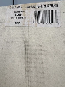 DEFLECTA SHIELD CONCEPT II WIND SHELD - 282039ZC 95-97 FORD WINDSTAR- SMOKE - Picture 1 of 2