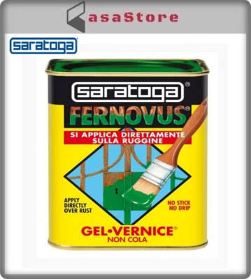 SARATOGA FERNOVUS PITTURA SMALTO GEL VERNICE ANTIRUGGINE 750 ML