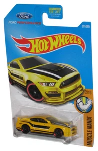 Hot Wheels Muscle Mania 2/10 (2015) Yellow Ford Shelby GT350R Toy Car 311/365 - Picture 1 of 1