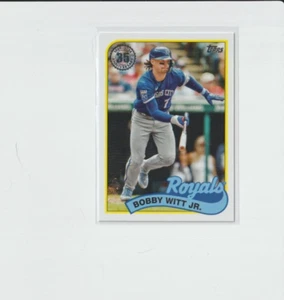 2024 Topps Series 1 1989 Bobby Witt Jr RC #89B-59 Kansas City Royals - Picture 1 of 2