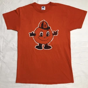 Syracuse Orangemen Orange T Shirt Mens Size Small Russell Athletic SU NCAA - Picture 1 of 4