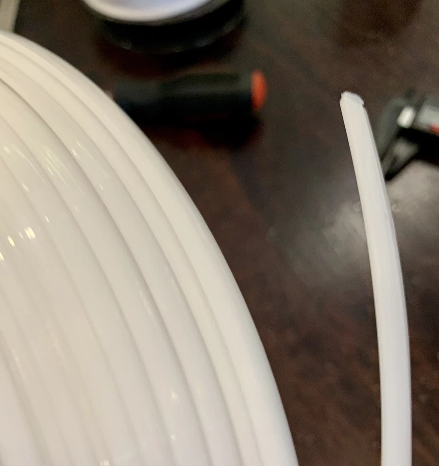 Corsé de hueso de plástico pulido plano de 9 mm permanece rollo continuo deshuesado por 0,5 Mtrs Foto 1 de 4