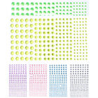 6 Blatt Acryl selbstklebende Aufkleber Edelsteine ​​für Basteln