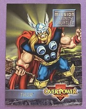 1995 Fleer Marvel Overpower Mission Infinity Gauntlet #5 Thor