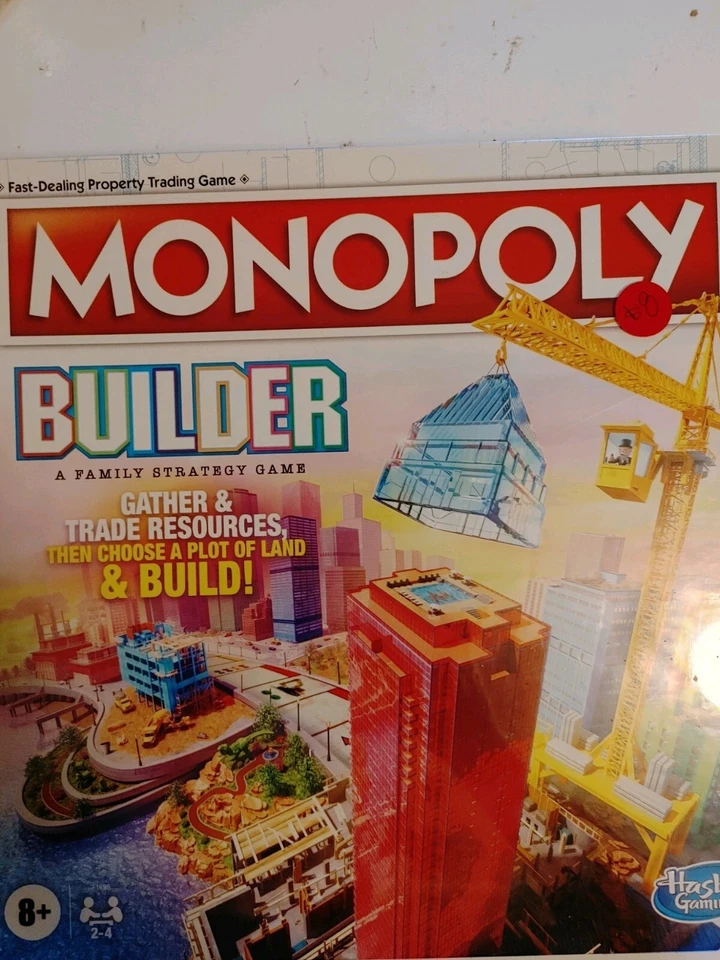 Monopoly Builder Board Game, Board Games for Kids and Adults, Strategy Games, Fa - Image 1 of 1