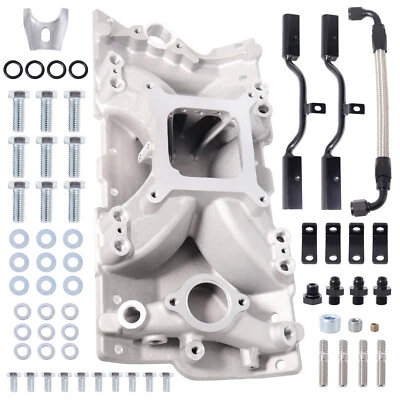 300260 EFI Single Plane Fuel Injection Intake Manifold For Chevy G30 GMC Truck Foto 1 de 4