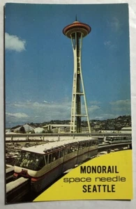 Monorail Space Needle Seattle Postcard (I1) - Picture 1 of 2