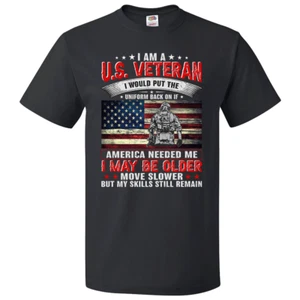 "I am a US Veteran - I Would Put the Uniform Back on if America Needed Me" (P23) - Picture 1 of 4