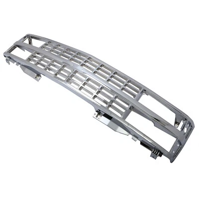 For 1988-1992 1993 Chevy C K 1500 SILVERADO Chrome Grille W/Dual Headlight Hole - Image 1 of 4