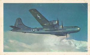Tarjeta de coleccionista Boeing B-29 Superfortress Atomic Bomb Aircraft - Imagen 1 de 2