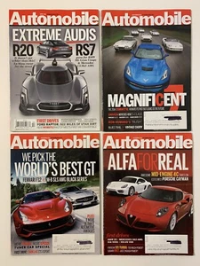 Lot Of 4 Automobile Magazine Issues 2013 Extreme Audis Corvette Porsche Ferrari - Picture 1 of 9