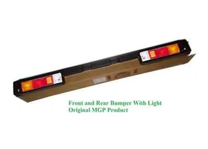 OEM FOR SUZUKI SAMURAI 80 - 95 - ''FRONT & REAR BUMPER SET BLACK WITH LIGHT'' - Picture 1 of 12