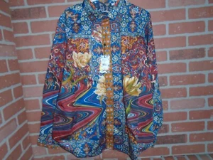 ROBERT GRAHAM "KILLINGTON EDITION"MENS LONGSLEEVE BUTTON SHIRT NWT SIZE 2XL - Picture 1 of 2
