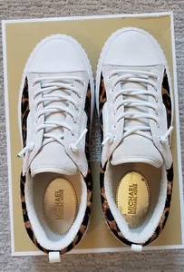 NEW Michael Kors Leopard Sneaker /Tennis Shoes Women’s 7M - Picture 1 of 5
