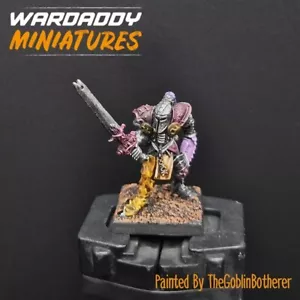 Pro painted Warhammer Fantasy Chaos Slaanesh Champion OOP RARE Oldhammer 1980s - Picture 1 of 4
