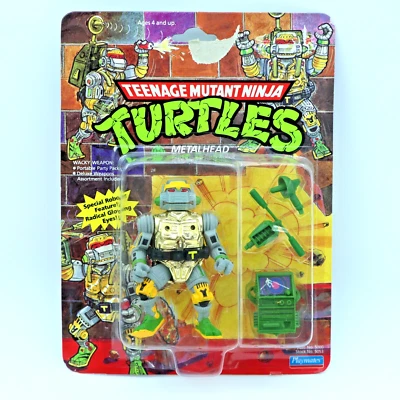 TMNT Metalhead - 19 Back Action Figure PLAYMATES ©1989 NEW ON CARD *READ* - Image 1 of 4