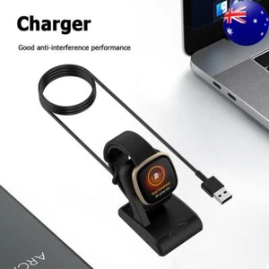 1m Watch Charger Stand Fast Charge Watch Charger Cable for Fitbit Versa4 /sense2 - Zdjęcie 1 z 12