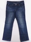 Tommy Girl Pants Juniors Sz 7 Bootcut Jeans Low Rise Comfort Stretch Dark Wash