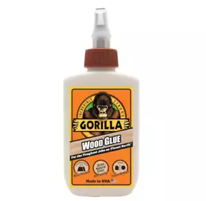 Gorilla 8oz Wood Glue – Strong Bond, Fast Drying & Water Resistant - NEW - Picture 1 of 6