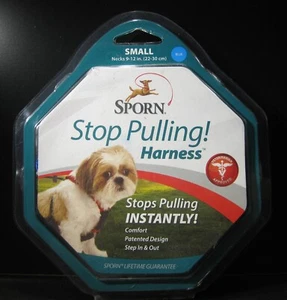 Sporn stop pulling dog cat pet harness size small neck 9-12 inch BLUE - Picture 1 of 1