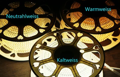 LED Streifen Strip Band superhell IP68 Dimmbar 1-50m 60/120 led pro meter - Bild 1 von 4