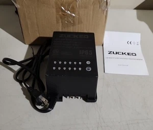 ZUCKEO-120W Low Voltage Transformer Outdoor Landscape Lighting 120V to 12V (IP65 - Picture 1 of 3