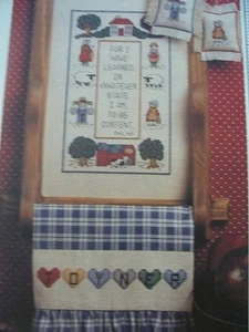 Country Hearts Sampler OOP Magazin Kreuzstich MUSTER (B) - Bild 1 von 1
