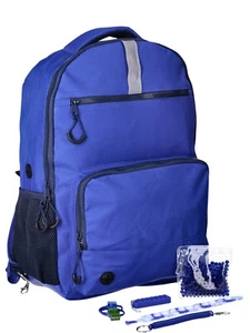Wonder Nation Sensory 17" Backpack Reflex Blue, 17" H X 12" W X 5"D - Picture 1 of 4