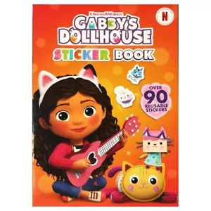 Gabby's Casa delle Bambole Adesivo e Libro da Colorare 90 Adesivi Riutilizzabili Attività Divertente - Foto 1 di 5