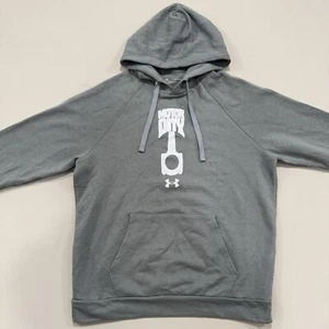 Under Armour Men's Gray Hoodie Sweatshirt Pullover Motor City Detroit XL - Picture 1 of 10