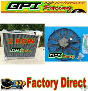 56MM ALUMINUM RADIATOR & FANS MG MGB GT/ROADSTER 1977-1980 78 1979 1978 - Picture 1 of 11