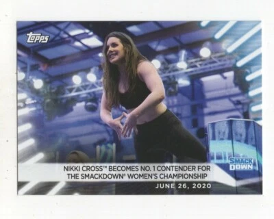 2021 TOPPS WWE WOMEN'S DIVISION WRESTLING NIKKI CROSS #33 - Image 1 of 4