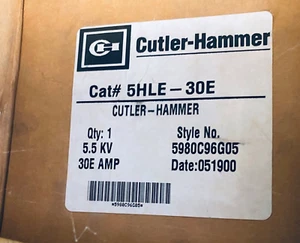 MARTILLO CORTADOR 5HLE30E FUSIBLE 30E AMP 5.5KV NUEVO EN CAJA LISTO PARA ENVIAR - Imagen 1 de 1