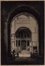 Mortimer Luddington Menpes - Signed Etching - Saint Mark's Venice Interior Italy