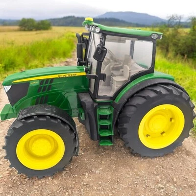 John Deere Diecast Tractor Model 6210R 1:32 Scale ERTL Britains - Image 1 of 4