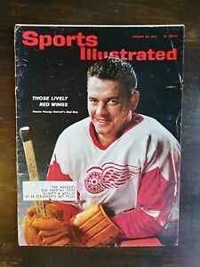 Sports Illustrated January 26, 1963 Howie Young Detroit Red Wings 324