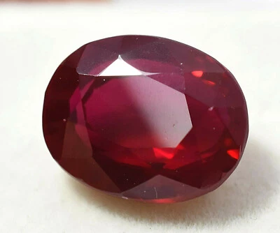 Rubí rojo sangre natural 17,65 quilates Mozambique certificado GGL AAA+ piedras preciosas tratadas Foto 1 de 3