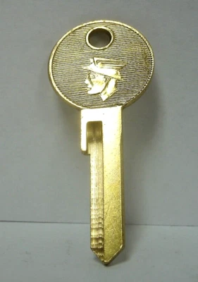 Llave Lincoln Mercury vintage en blanco 1952-58'-H15-H21-baúl + guante-latón-¡REDUCIDA! Foto 1 de 4