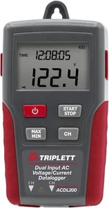 TRIPLETT ACDL200 Dual TRMS Voltage and Current Datalogger 783AR5 - Picture 1 of 1