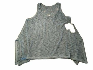NWT Kenji Women's XL Sleeveless Lace Vintage Look Top Teal - Picture 1 of 6