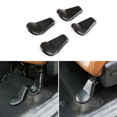 4Pcs For Toyota Tundra 2014-2021 Black Seat Bracket Stand Protective Cap Cover - Image 1 of 4