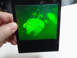 STAR WARS ORIGINAL MILLENNIUM FALCON CHASED BY TIE FIGHTERS DESK HOLOGRAM 1994 - Picture 1 of 5