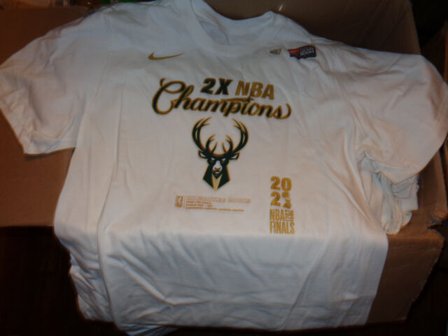 Milwaukee Bucks Toddler 2021 NBA Finals Champions Locker Room T-Shirt -  White