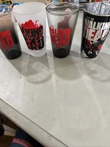 Walking Dead Glasses (Set Of 4) - Picture 1 of 10