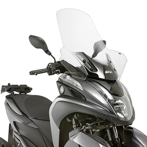 2120DT GIVI Pare-Brise Transparent + Attaques pour MBK Tryptik 125 2014 2015 - Photo 1/1